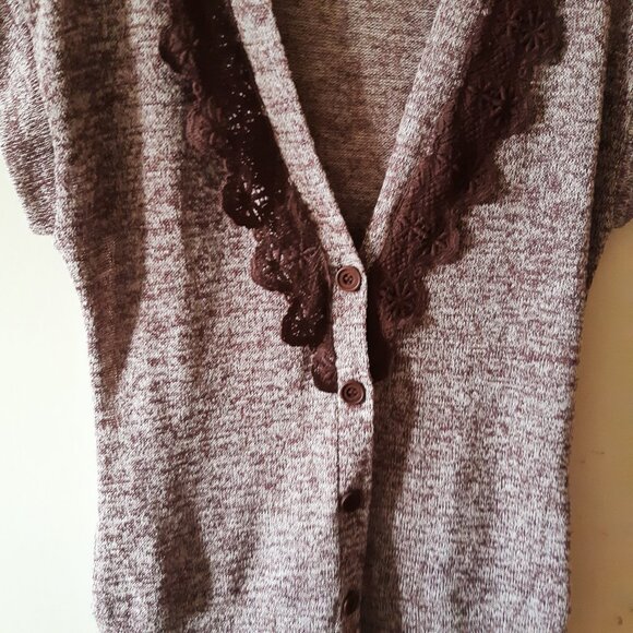 Sweater Vest Brown - Picture 3 of 6